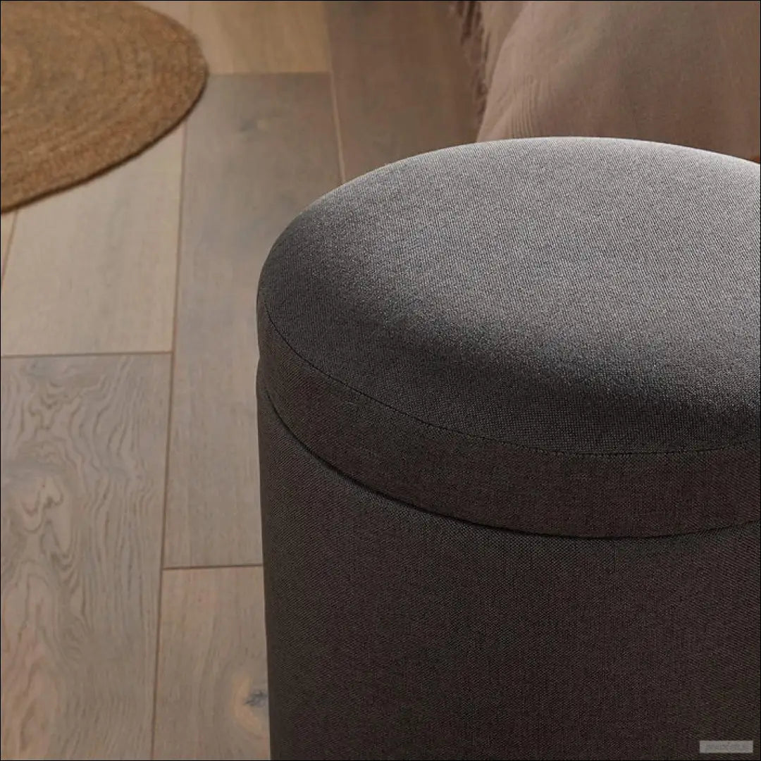 Pufas su daiktadėže MI844 - €45 Save 50% 25-50, __label:Pristatymas 1-2 d.d., color-pilka, material-poliesteris,