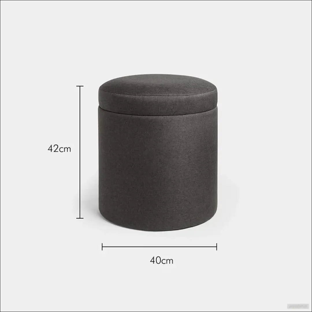 Pufas su daiktadėže MI844 - €45 Save 50% 25-50, __label:Pristatymas 1-2 d.d., color-pilka, material-poliesteris,