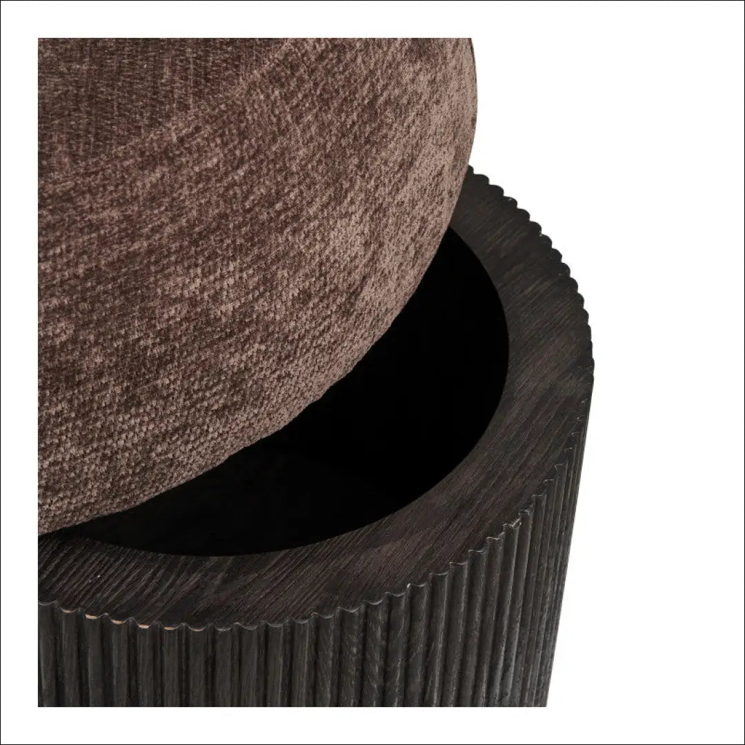 Pufas su daiktadėže MI993 - €120 Save 20% 100-200, color-ruda, material-mdf, material-poliesteris, minksti MDF Ottomans