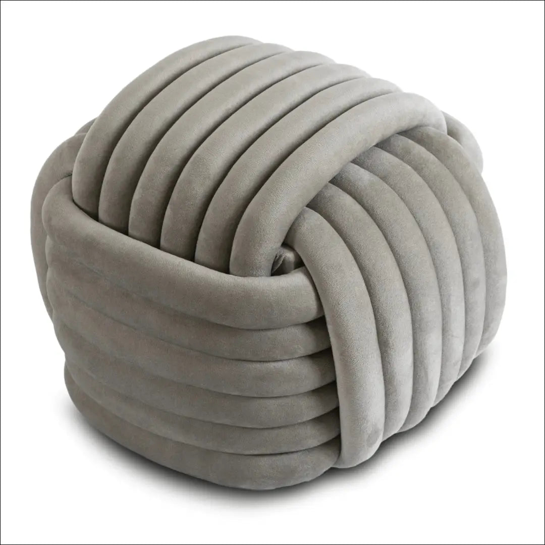 Pufas su veliūro audiniu pilkos spalvos / kreminės TE706 - €56 Save 15% 50-100, __label:Pristatymas 5-14 d.d., elite,