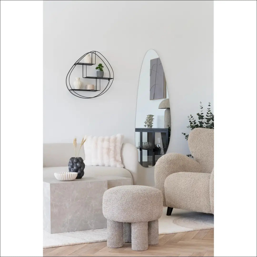 Pufas tamsaus smėlio spalvos ø43x43 cm RD275 - €97 Save 15% 50-100, __label:Pristatymas 5-14 d.d., nordic, Poufs,