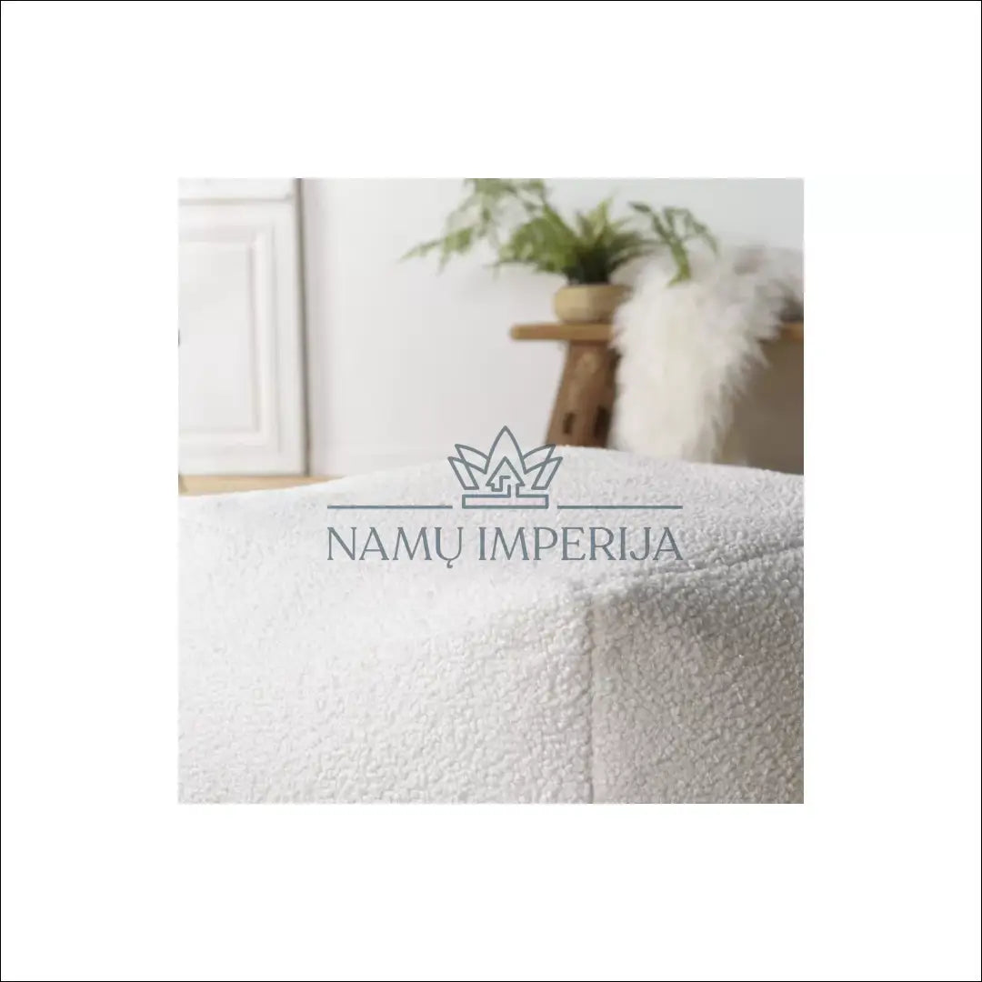 Pufas ’Teddy’ MI533 - €105 Save 55% 100-200, __label:Pristatymas 1-2 d.d., color-balta, material-dirbtinis-kailis,