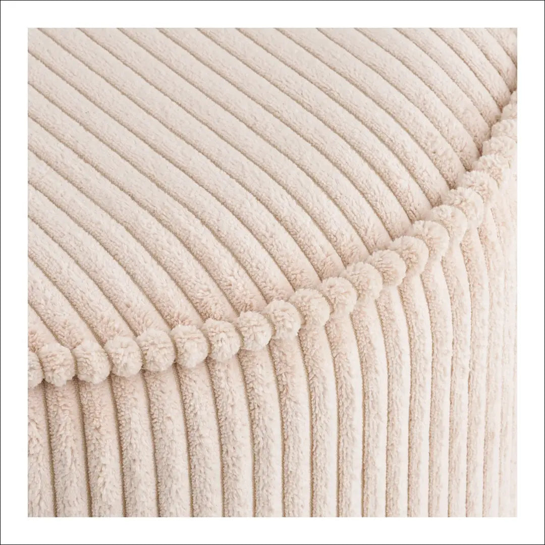 Pufas velvetas smėlio spalvos ø40x35 cm RD297 - €53 Save 15% 50-100, __label:Pristatymas 5-14 d.d., Bežinė, nordic,