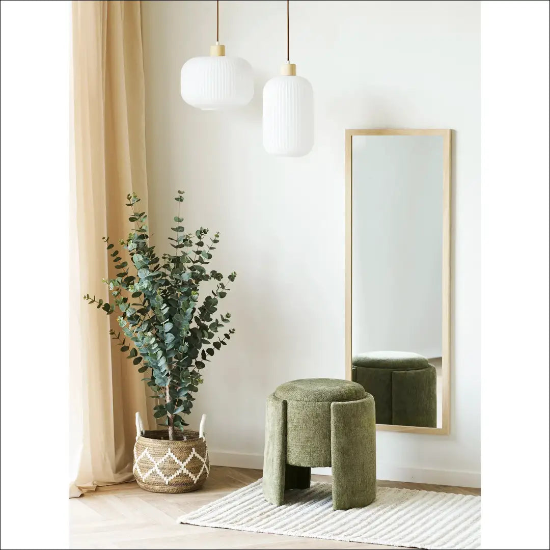 Pufas žalias ø42x43,5 cm RD284 - €97 Save 15% 50-100, __label:Pristatymas 5-14 d.d., nordic, Poufs, uzsakomi €50