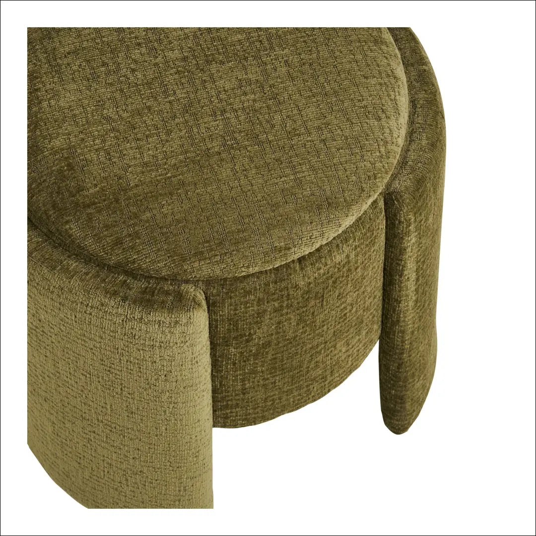 Pufas žalias ø42x43,5 cm RD284 - €97 Save 15% 50-100, __label:Pristatymas 5-14 d.d., nordic, Poufs, uzsakomi €50