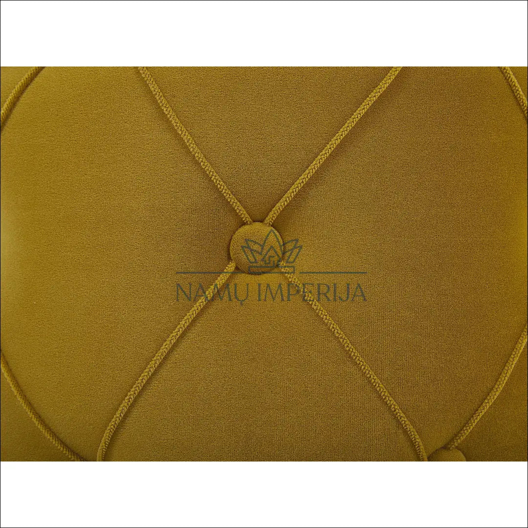 Pufų komplektas (2vnt) MI785 - €75 Save 50% 50-100, __label:Pristatymas 1-2 d.d., color-auksine, color-geltona,