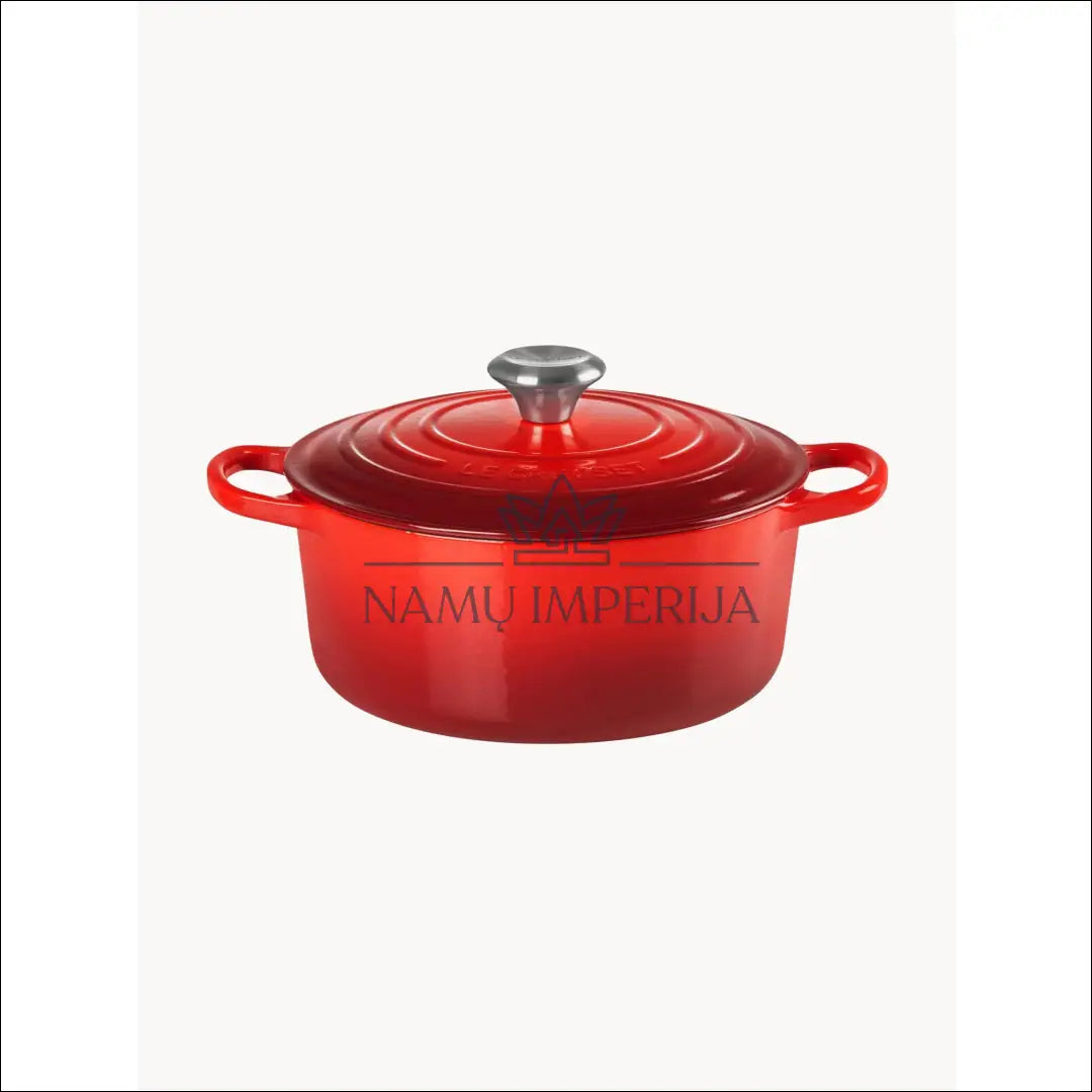 Puodas ’Le Creuset’ DI4796 - €87 Save 65% 50-100, __label:Pristatymas 1-2 d.d., color-kremas, color-raudona,