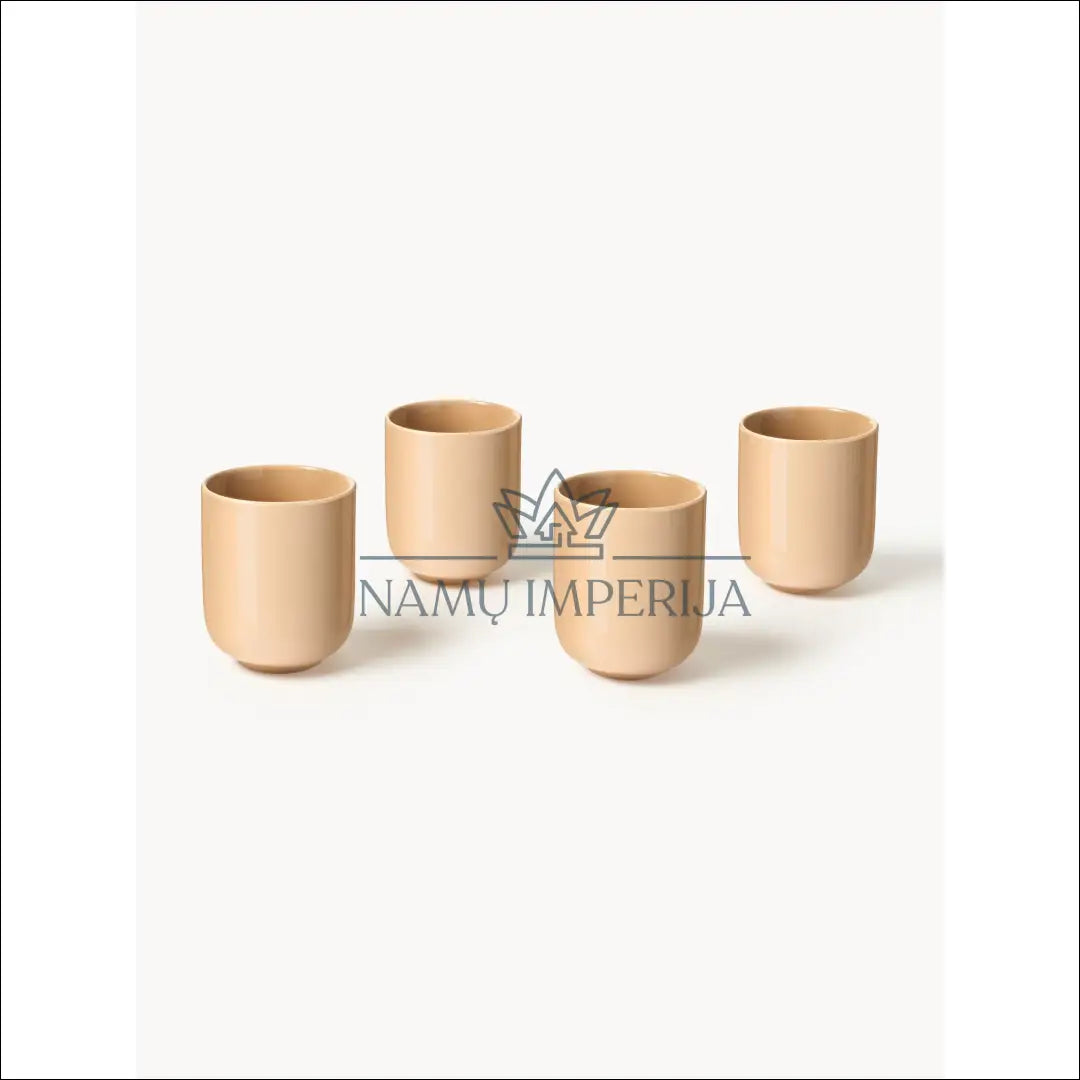 Puodelių komplektas (4vnt) DI9888 - €18 Save 50% __label:Pristatymas 1-2 d.d., color-smelio, indai, interjeras,