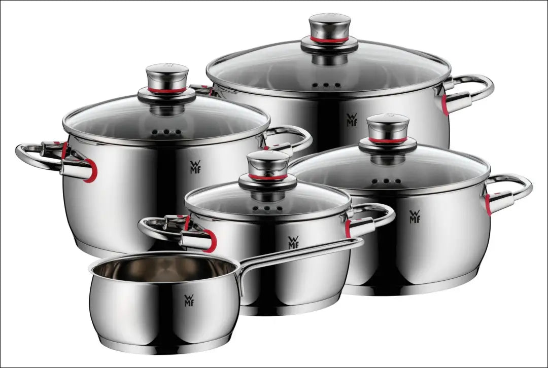 Puodų komplektas “WMF” (5vnt) DI12424 - €160 Save 50% 100-200, __label:Pristatymas 1-2 d.d., color-sidabrine, indai,