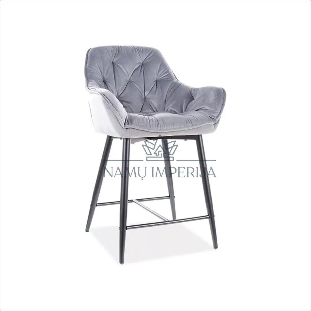 Pusbario kėdė AL039 - €96 Save 20% 50-100, __label:Pristatymas 5-14 d.d., baro-kedes, color-juoda, color-pilka Pilka