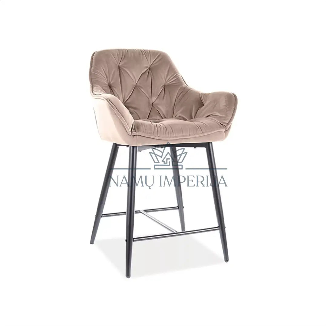 Pusbario kėdė AL039 - €96 Save 20% 50-100, __label:Pristatymas 5-14 d.d., baro-kedes, color-juoda, color-pilka Smėlio