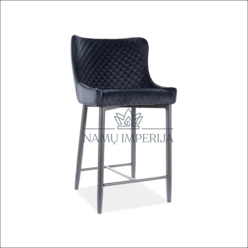 Pusbario kėdė AL040 - €103 Save 20% 100-200, __label:Pristatymas 5-14 d.d., baro-kedes, color-juoda, color-pilka Juoda