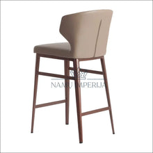 Augšupielādējiet attēlu galerijas skatā Pusbario kėdė VI622 - €272 Save 50% baro-kedes, color-ruda, color-smelio, material-eko-oda, material-metalas Baro
