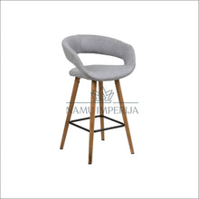 Augšupielādējiet attēlu galerijas skatā Pusbario kėdė VI626 - €90 Save 50% 50-100, baro-kedes, color-pilka, color-ruda, material-gobelenas Baro kėdės
