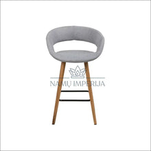 Laadige pilt üles galeriivaatesse Pusbario kėdė VI626 - €90 Save 50% 50-100, baro-kedes, color-pilka, color-ruda, material-gobelenas Baro kėdės
