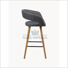 Įkelti vaizdą į galerijos rodinį, Pusbario kėdė VI630 - €90 Save 50% 50-100, baro-kedes, color-pilka, color-ruda, material-gobelenas Baro kėdės
