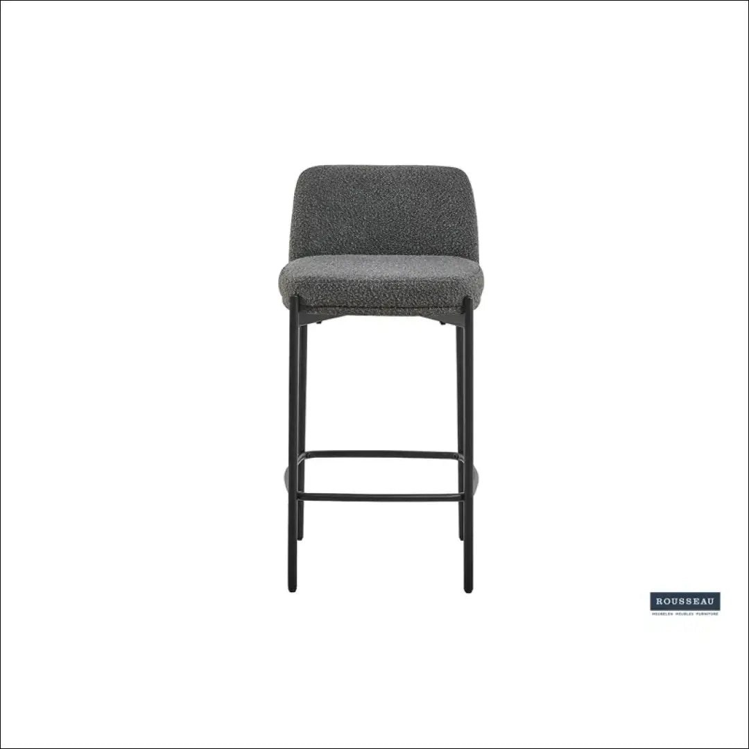 Pusbario kėdė VI864 - €76 Save 60% 50-100, __label:Pristatymas 1-2 d.d., baro-kedes, boucle, color-pilka €50 to €100