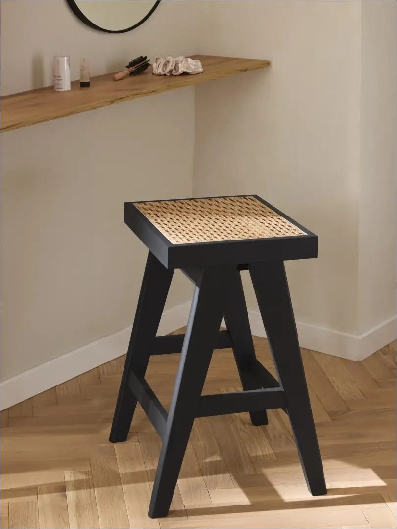 Pusbario kėdė VI998 - €135 Save 55% 100-200, __label:Pristatymas 1-2 d.d., baro-kedes, color-juoda, color-smelio €100