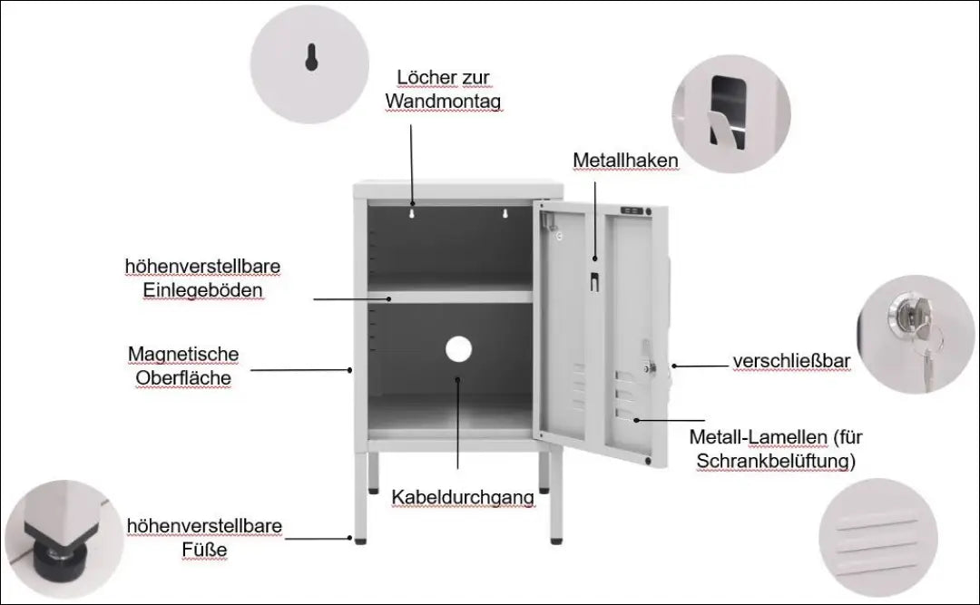 Rakinamas naktinis staliukas GI671 - €40 Save 50% 25-50, __label:Pristatymas 1-2 d.d., color-zalia, material-metalas,