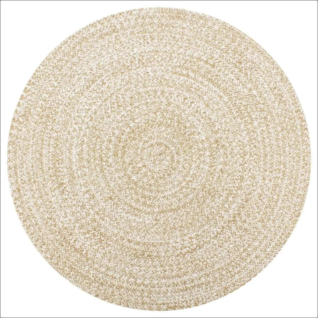 Rankų darbo kilimas RU1421 - €158 Save 50% 100-200, __label:Pristatymas 1-2 d.d., apvalus, color-smelio, kilimai 240 cm