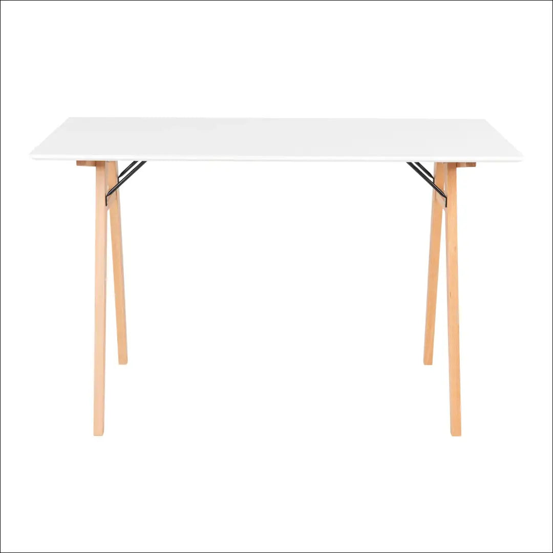 Rašomasis stalas baltas ir natūralios spalvos 120x60x75 cm RD465 - €179 Save 15% 100-200, Balta, nordic, Office desks,