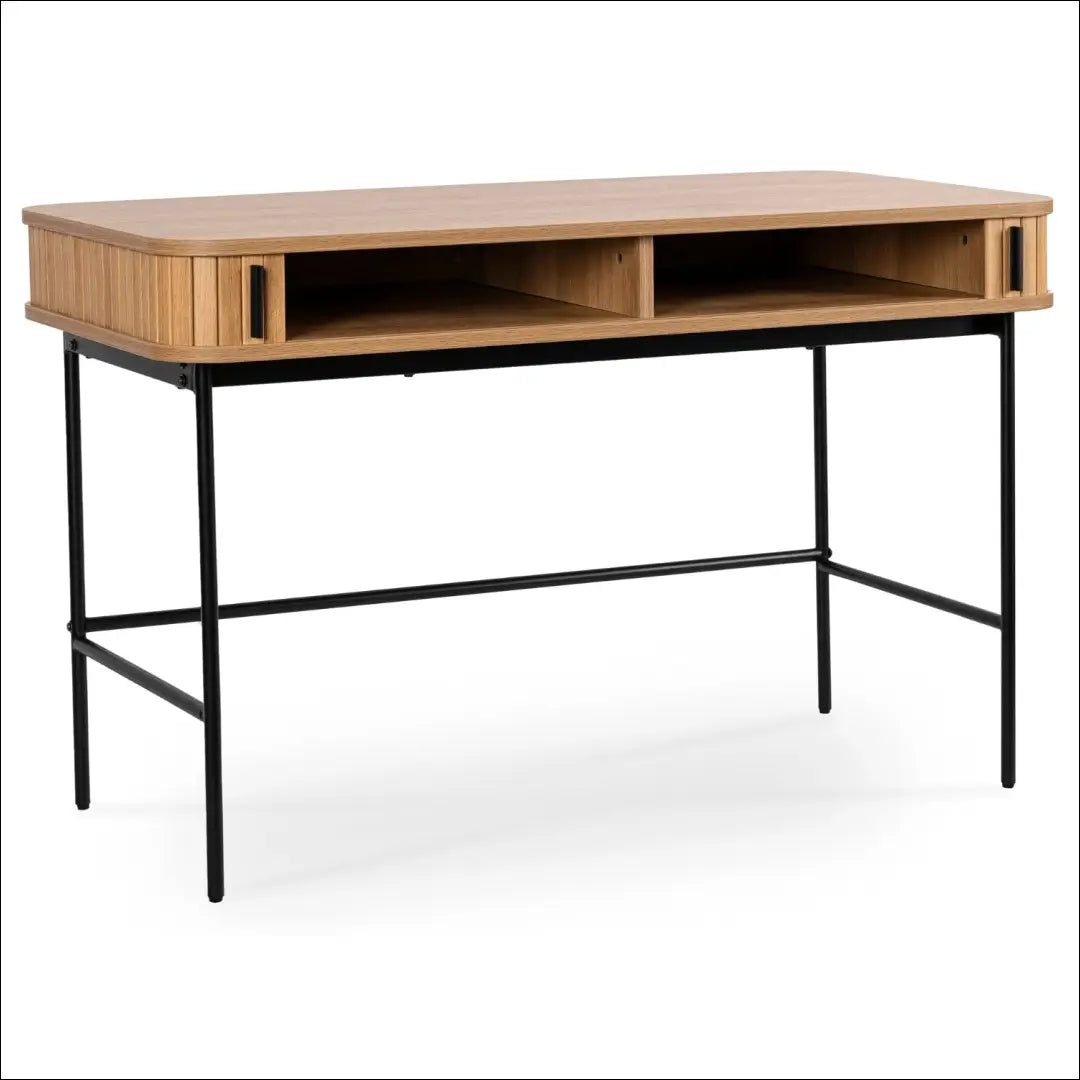 Rašomasis stalas iš MDF ąžuolo spalvos 120 cm TE340 - €240 Save 15% __label:Pristatymas 5-14 d.d., elite, over-200,