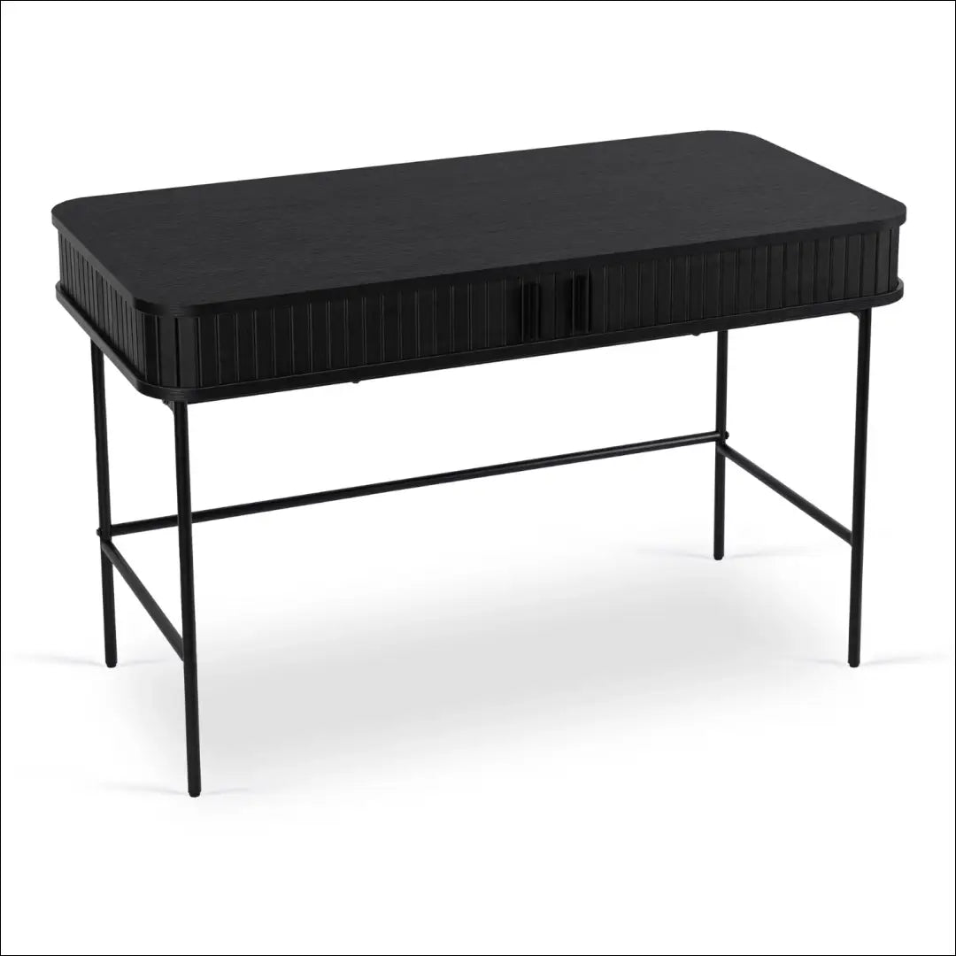 Rašomasis stalas iš MDF juodos spalvos 120 cm TE347 - €240 Save 15% __label:Pristatymas 5-14 d.d., elite, over-200,