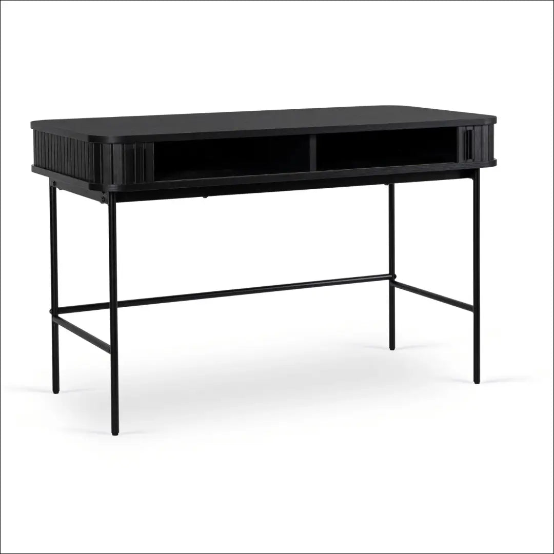 Rašomasis stalas iš MDF juodos spalvos 120 cm TE347 - €240 Save 15% __label:Pristatymas 5-14 d.d., elite, over-200,