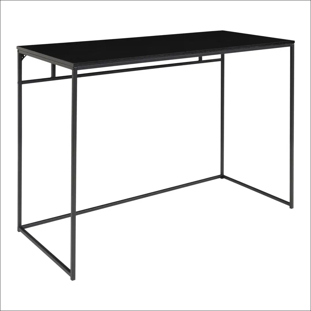 Rašomasis stalas juodas su juodu rėmu 100x45x75 cm RD467 - €82 Save 15% 50-100, Juoda, nordic, Office desks, uzsakomi
