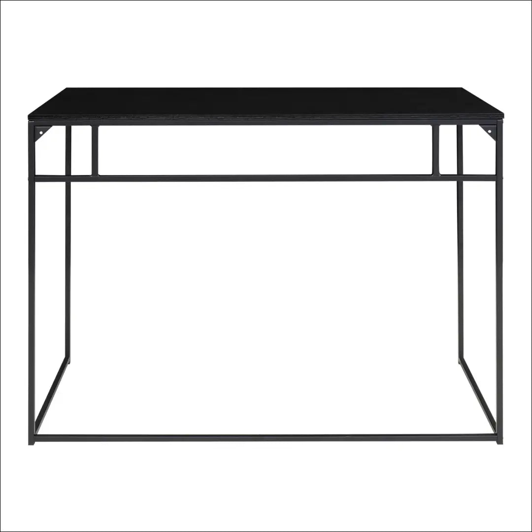 Rašomasis stalas juodas su juodu rėmu 100x45x75 cm RD467 - €82 Save 15% 50-100, __label:Pristatymas 5-14 d.d., Juoda,