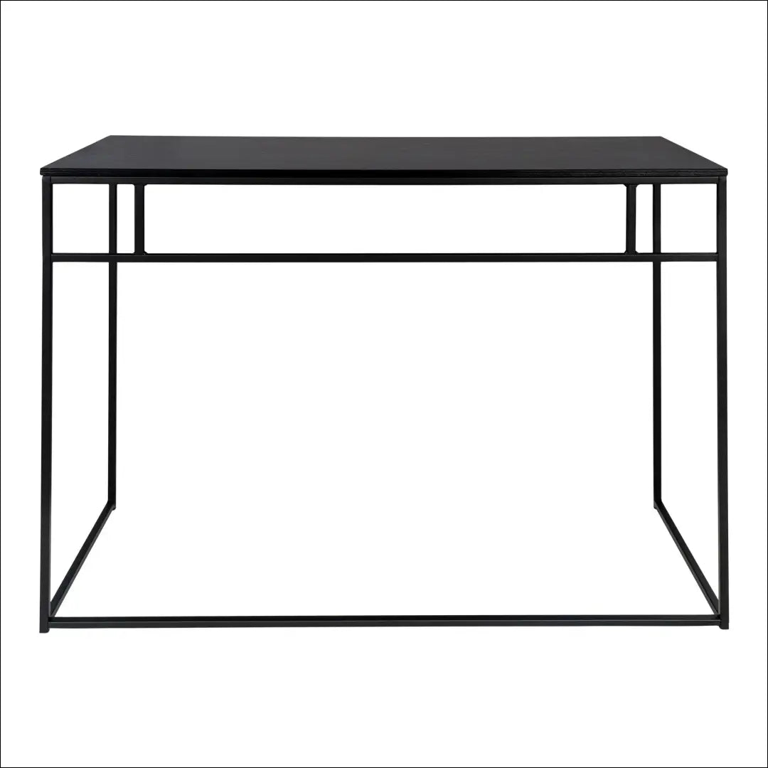 Rašomasis stalas juodas su juodu rėmu 100x45x75 cm RD467 - €82 Save 15% 50-100, __label:Pristatymas 5-14 d.d., Juoda,