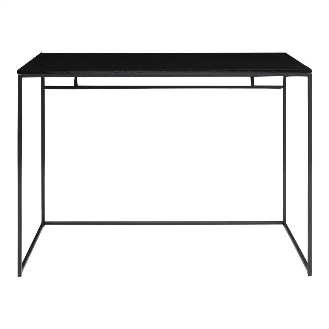 Rašomasis stalas juodas su juodu rėmu 100x45x75 cm RD467 - €82 Save 15% 50-100, __label:Pristatymas 5-14 d.d., Juoda,