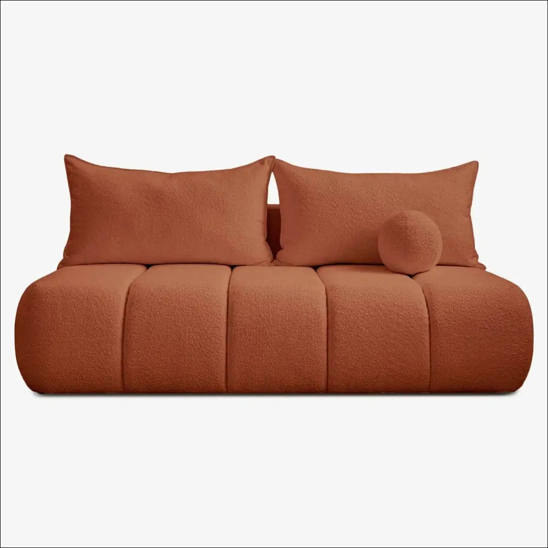 Raudona sofa-lova TE2486 - €708.69 Save 15% __label:Pristatymas 5-14 d.d., Newelite Naujausi produktai | Namų imperija