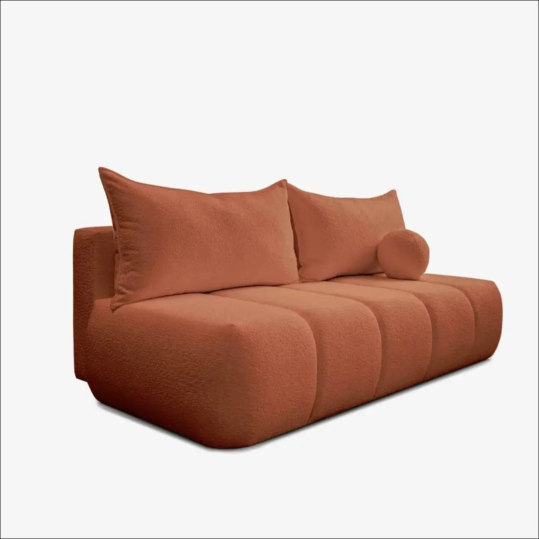 Raudona sofa-lova TE2486 - €708.69 Save 15% __label:Pristatymas 5-14 d.d., Newelite Naujausi produktai | Namų imperija