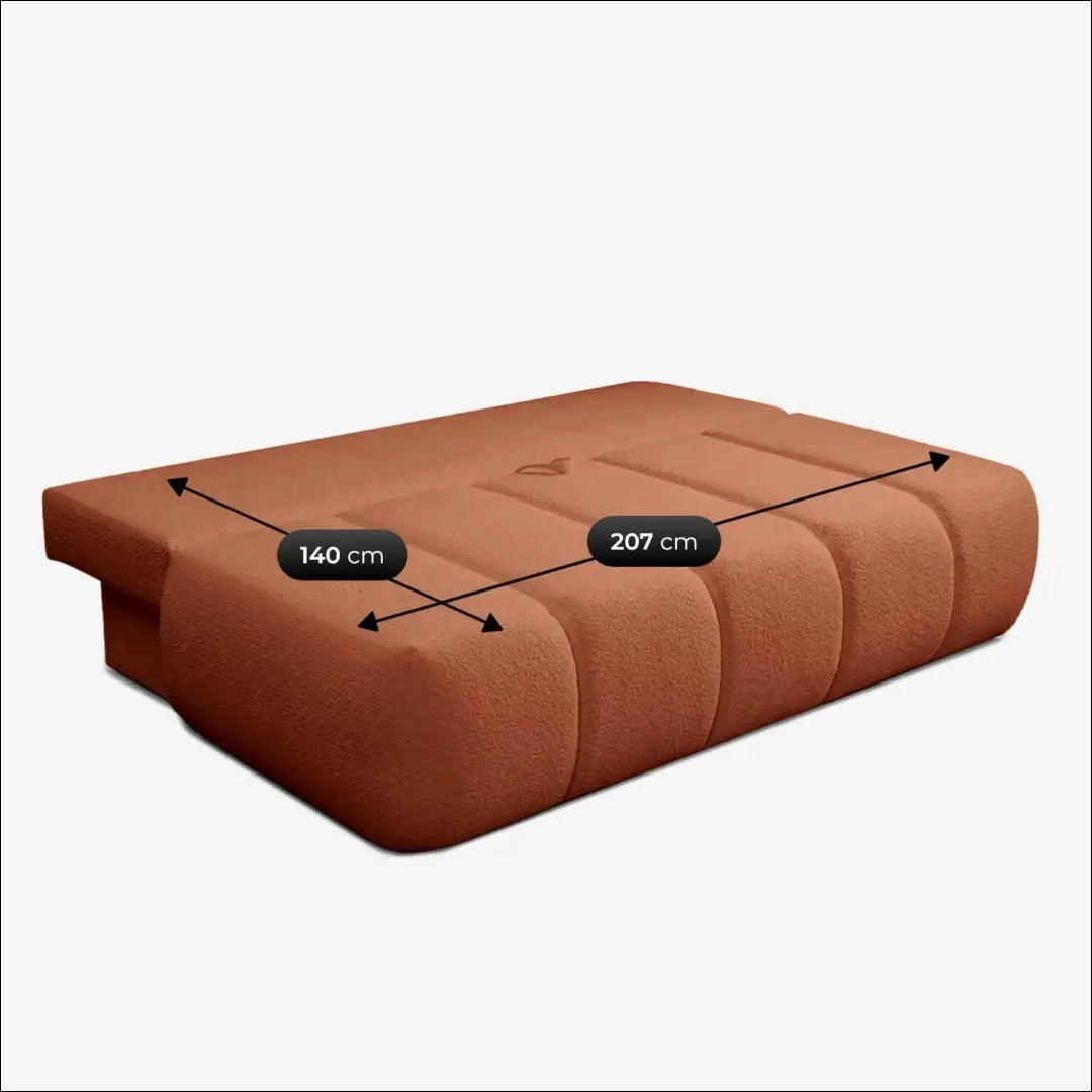 Raudona sofa-lova TE2486 - €708.69 Save 15% __label:Pristatymas 5-14 d.d., Newelite Naujausi produktai | Namų imperija