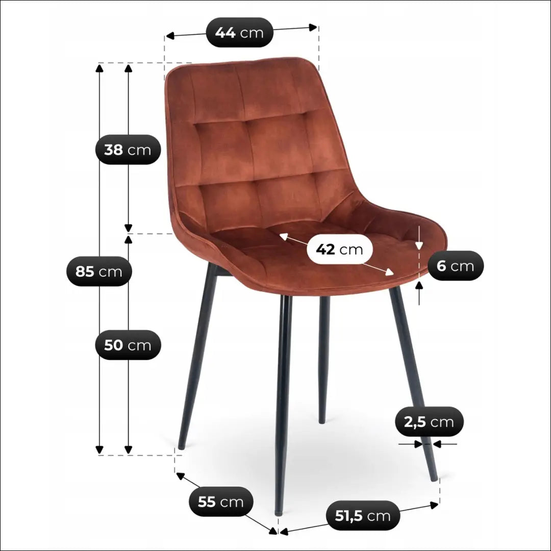 Raudono aksomo kėdė TE2562 - €39.42 Save 15% __label:Pristatymas 5-14 d.d., Newelite Naujausi produktai | Namų imperija