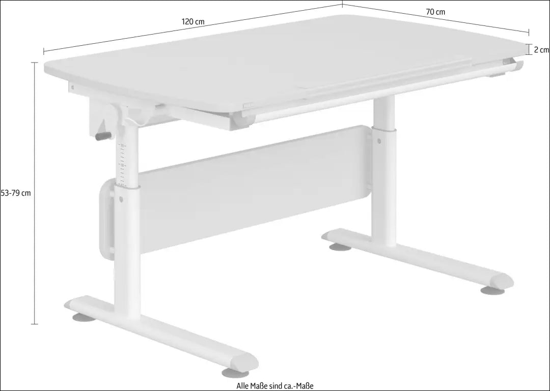 Reguliuojamas darbo stalas BI296 - €200 Save 50% __label:Pristatymas 1-2 d.d., biuro-baldai, biuro-stalai, color-balta,
