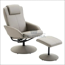 Augšupielādējiet attēlu galerijas skatā Reguliuojamas fotelis su pėdų kėdute MI521 - €105 Save 50% 100-200, color-juoda, color-ruda, color-smelio,
