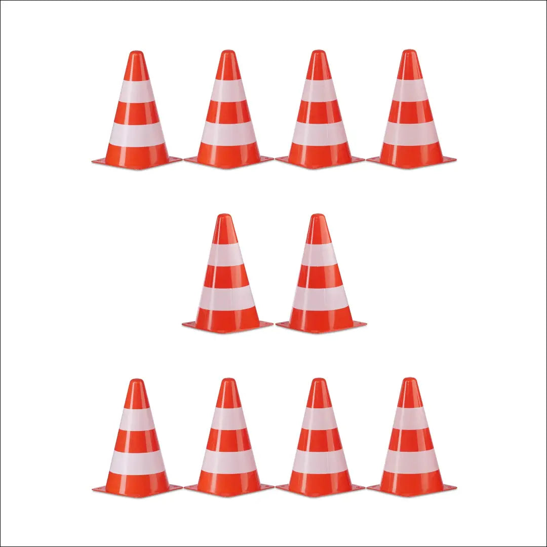 „Relaxdays“ 10 saugos kūgių rinkinys SP131 - €10 Save 50% __label:Pristatymas 1-2 d.d., laisvalaikis, under-25 Iki €25