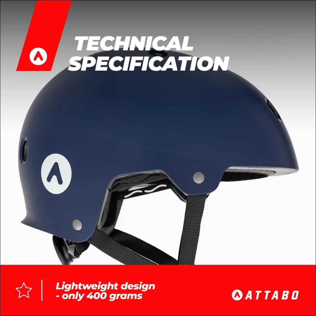 Riedlenčių ir paspirtukų šalmas “Attabo” SP021 - €20 Save 30% __label:Pristatymas 1-2 d.d., color-melyna, laisvalaikis,