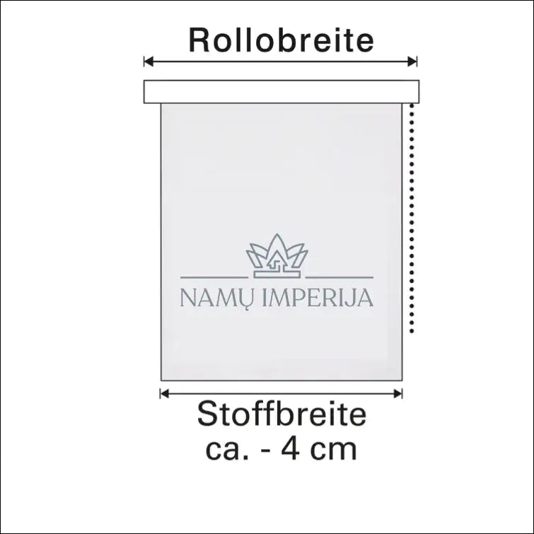 Roletas DI4683 - €22 Save 65% __label:Pristatymas 1-2 d.d., color-balta, material-poliesteris, spec, tekstile Iki €25