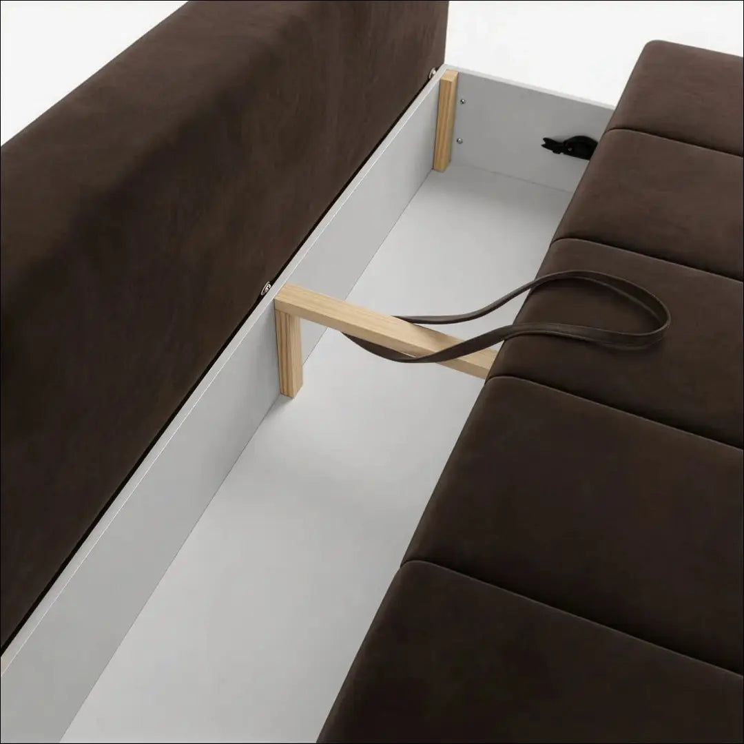 Ruda aksominė sofa-lova TE2487 - €653.38 Save 15% __label:Pristatymas 5-14 d.d., Newelite Naujausi produktai | Namų