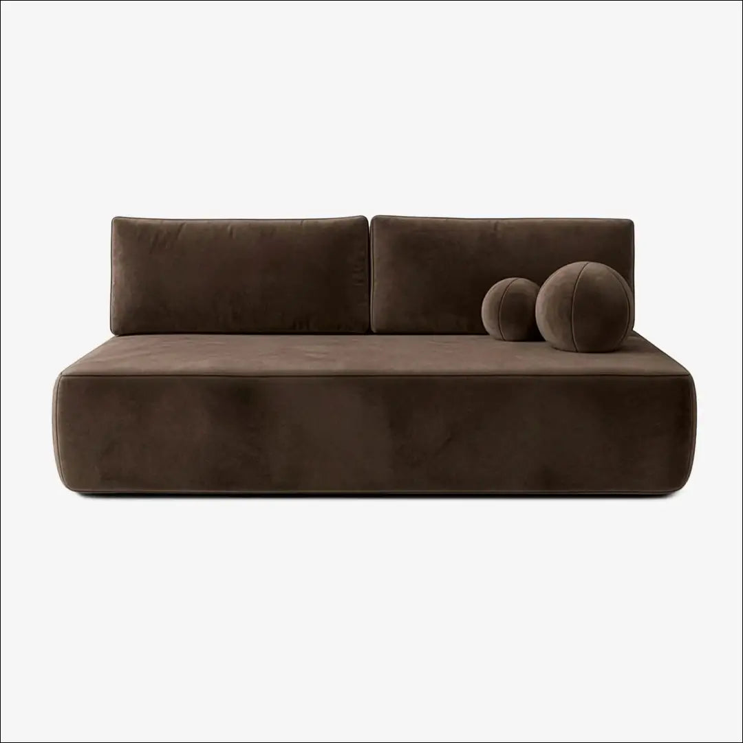 Ruda aksominė sofa-lova TE2508 - €639.56 Save 15% __label:Pristatymas 5-14 d.d., Newelite Naujausi produktai | Namų