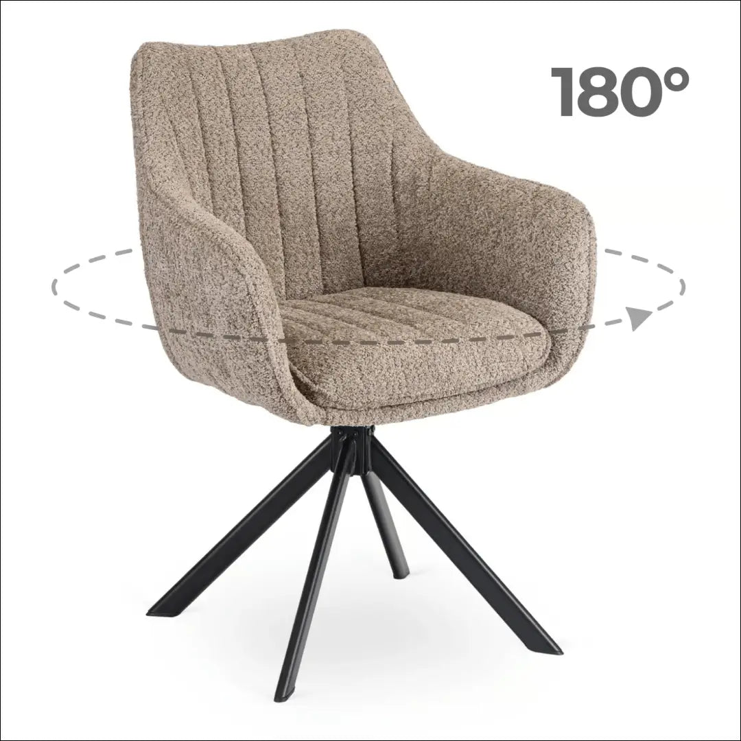 Ruda „Boucle“ besisukanti kėdė TE2584 - €115.46 Save 15% __label:Pristatymas 5-14 d.d., Newelite Naujausi produktai