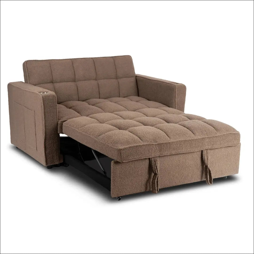 Rudas „Boucle“ atlošiamas fotelis TE2568 - €331.89 Save 15% __label:Pristatymas 5-14 d.d., Newelite Naujausi produktai
