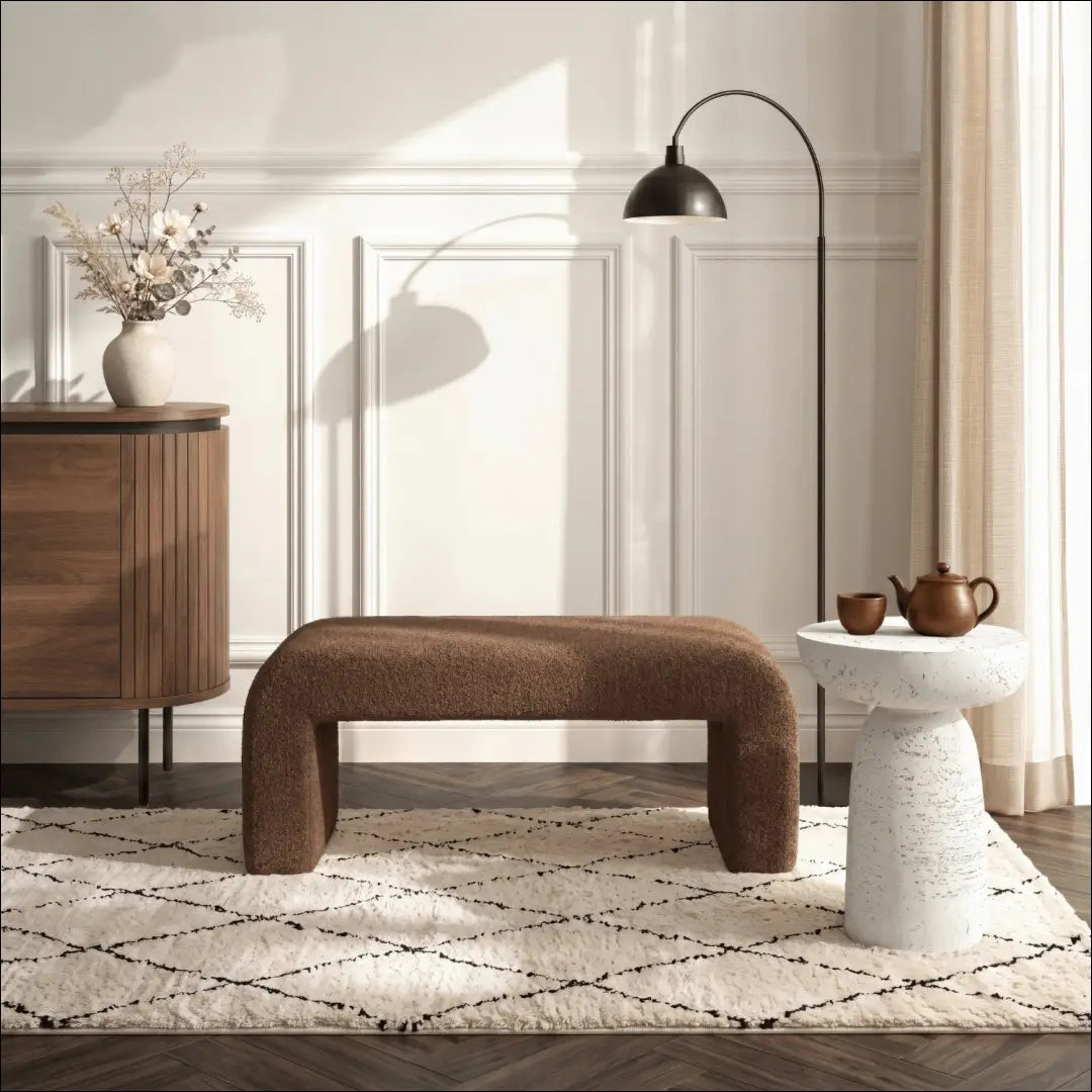 Rudas buklė minkštas pufas TE2579 - €102.34 Save 15% __label:Pristatymas 5-14 d.d., Newelite Naujausi produktai | Namų
