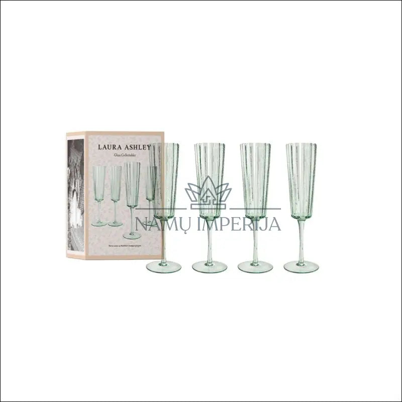 Šampano taurių komplektas (4vnt) DI6568 - €22 Save 50% color-zalia, indai, interjeras, material-stiklas, taures Iki