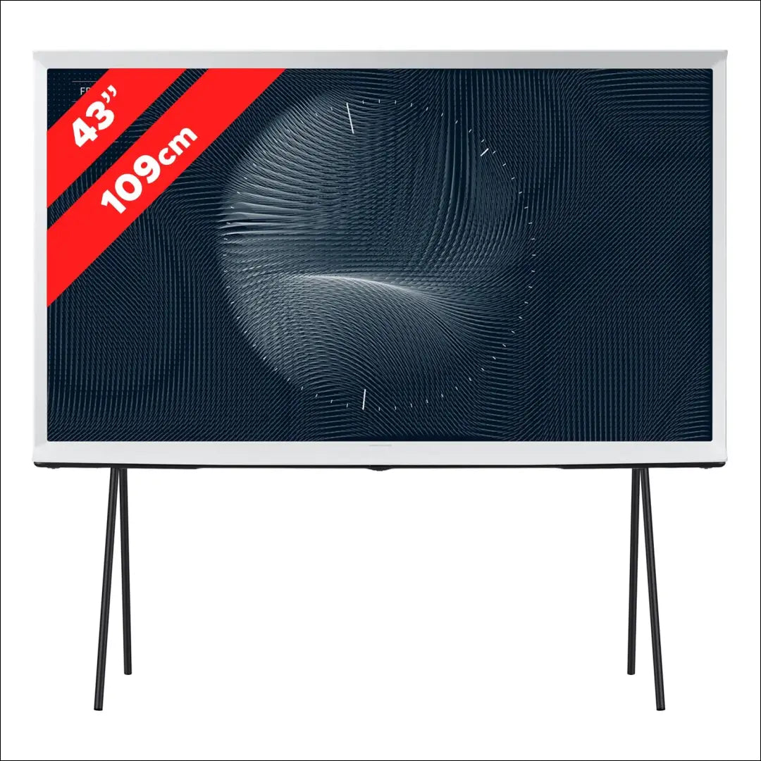 „Samsung The Serif 43LS01B“ 43 colių televizorius KI1673 - €650 Save 50% __label:Pristatymas 1-2 d.d., color-balta,