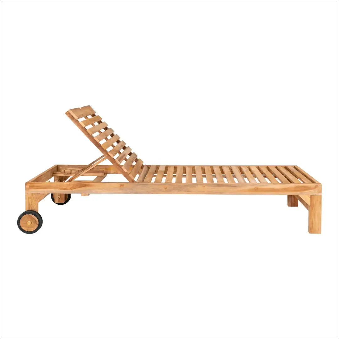 Saulės gultas tikmedžio natūralus RD1074 - €375 Save 15% __label:Pristatymas 5-14 d.d., Deck chairs, Natūrali, nordic,
