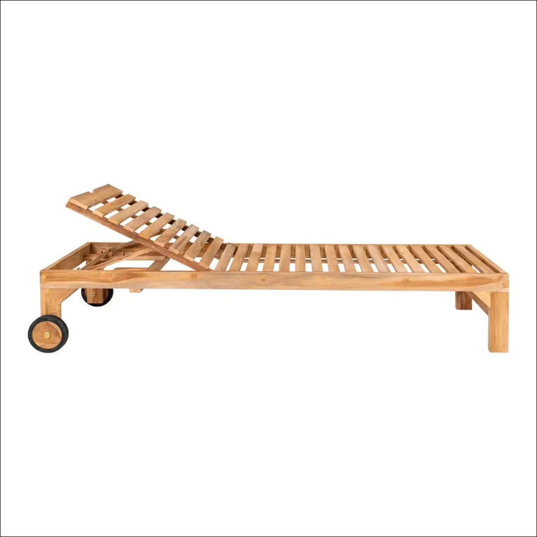 Saulės gultas tikmedžio natūralus RD1074 - €375 Save 15% __label:Pristatymas 5-14 d.d., Deck chairs, Natūrali, nordic,